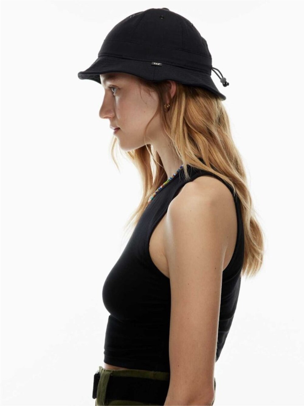 Aritzia TNA Green Gaffey Round Water Resistant Bucket Hat - XS/S, worn 1X! - Picture 8 of 9